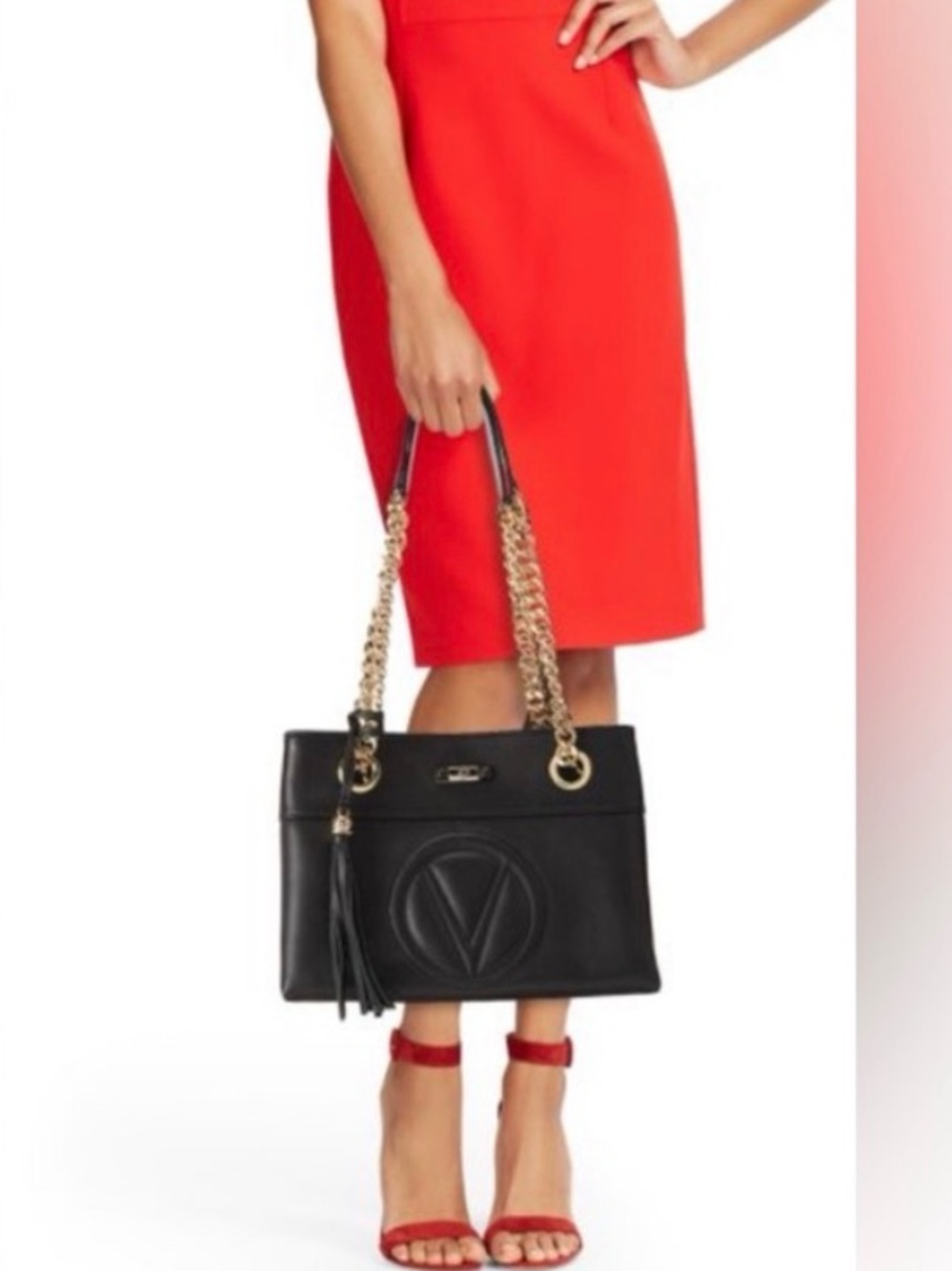 New nwot perfect Valentino Kali gold chain shoulder bag